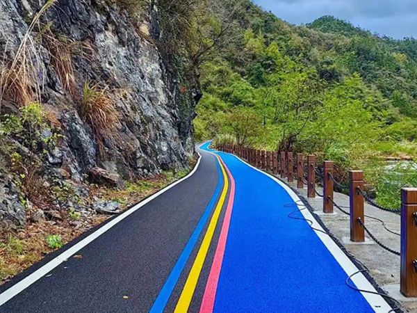 长兴彩色沥青道路